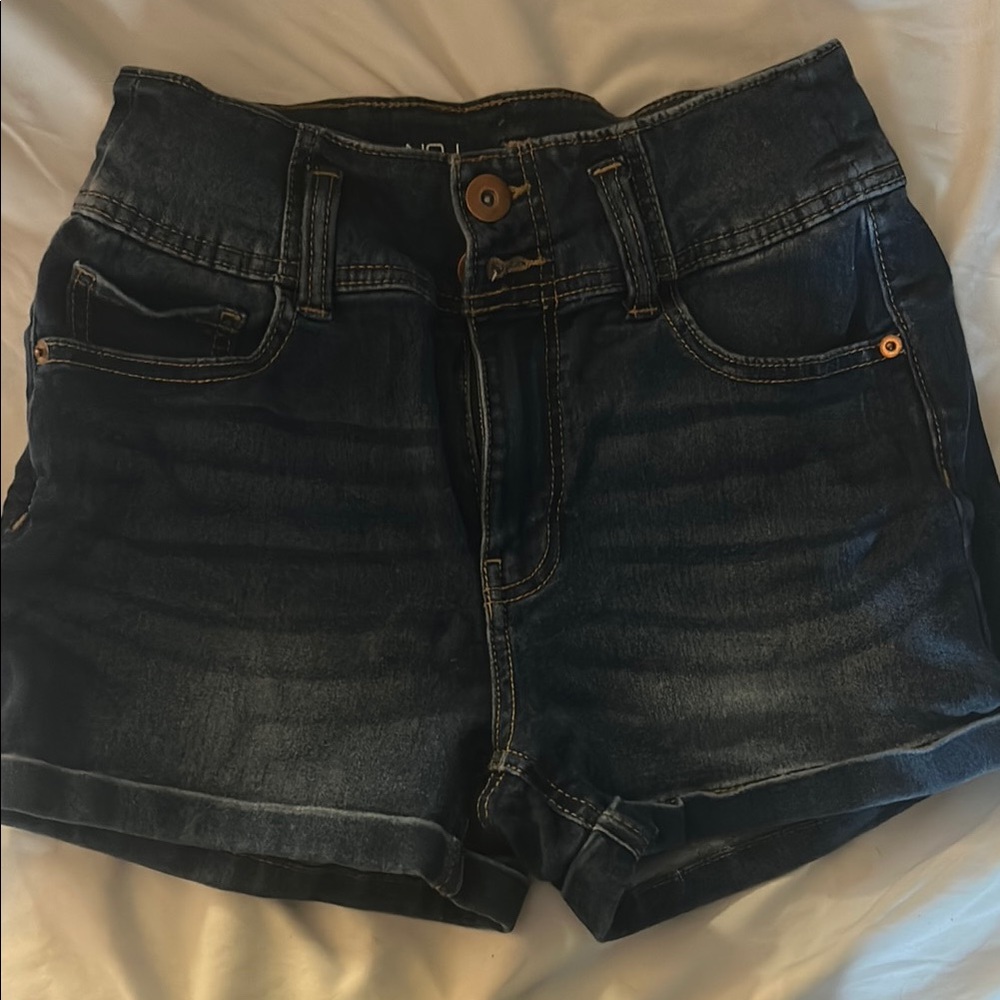 No Boundaries Blue Jean Shorts Classic Denim Style